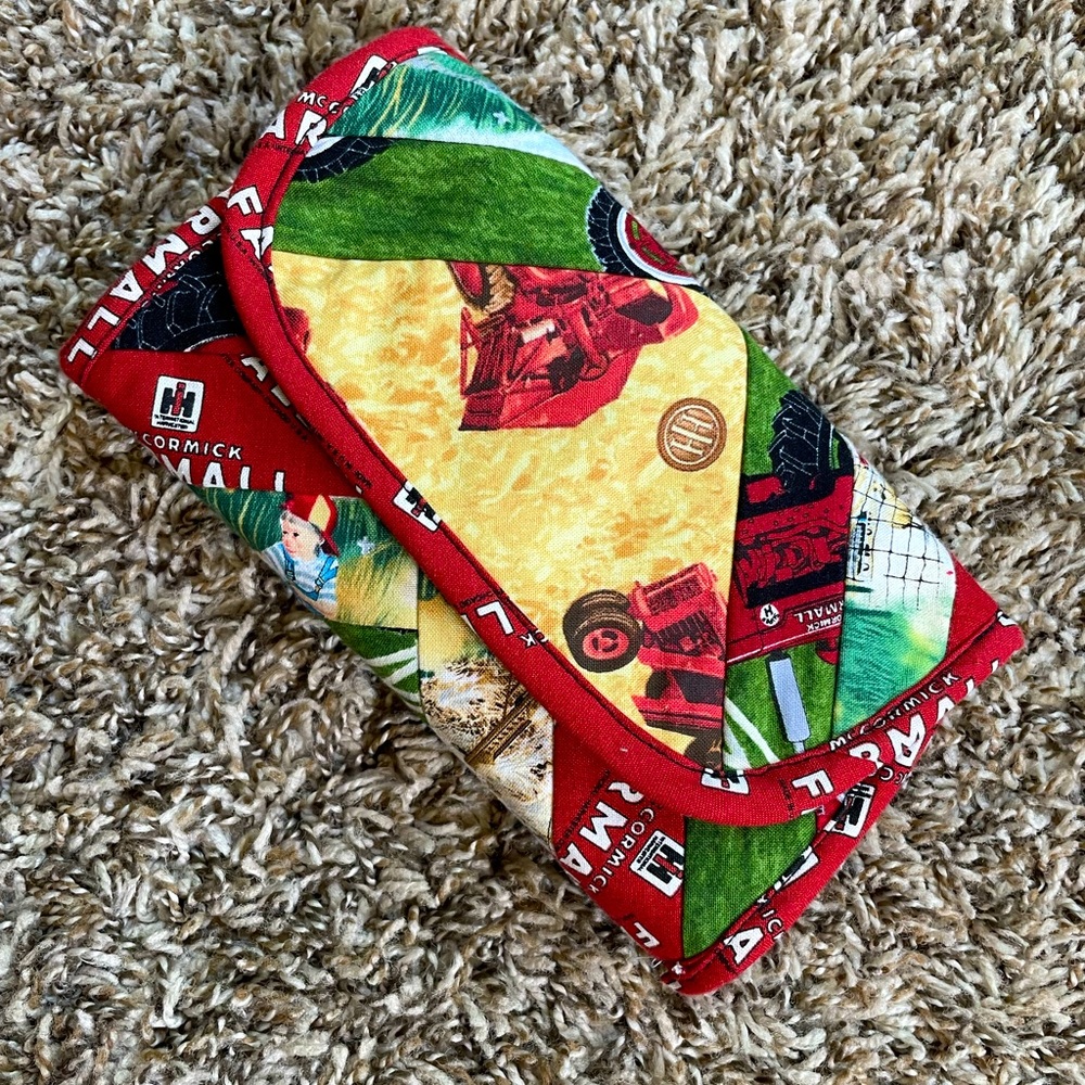 Country Farm Patchwork Velcro Wallet Gem